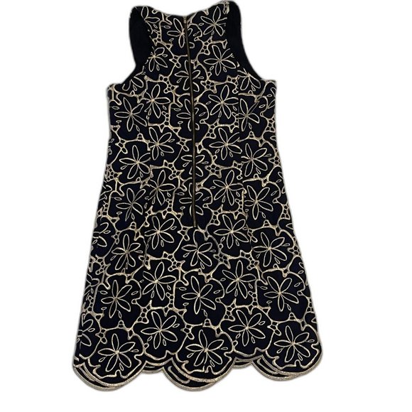 Lilly Pulitzer Augusta Shift Dress Navy Metallic NWT Size 6 - Picture 4 of 9